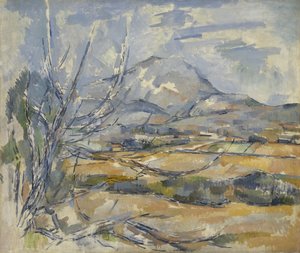 Montagne Sainte-Victoire door Paul Cézanne